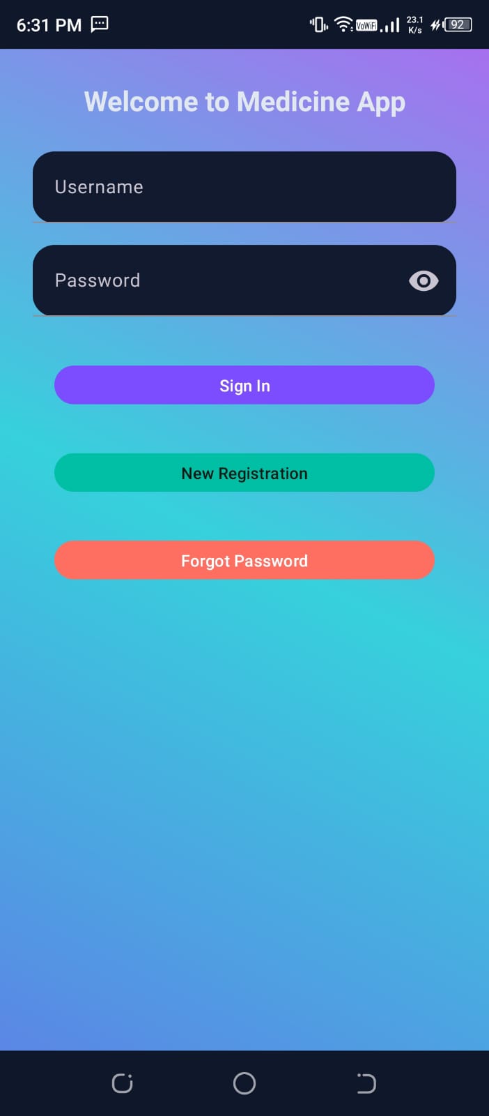 medicine tracker application